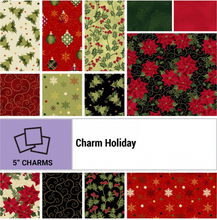 Load image into Gallery viewer, CHARM HOLIDAY BATIKS CHARM PACK