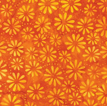 Load image into Gallery viewer, DAISY TANGERINE FABRIC
