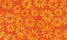 Load image into Gallery viewer, DAISY TANGERINE FABRIC
