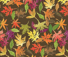 Load image into Gallery viewer, ASPHALT FALLING LEAVES FABRIC
